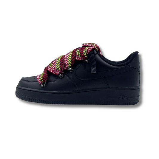 af1 negras con cordones lanvin multicolor
