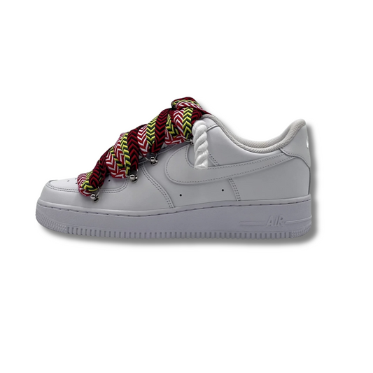 af1 blancas con cordones lanvin multicolor