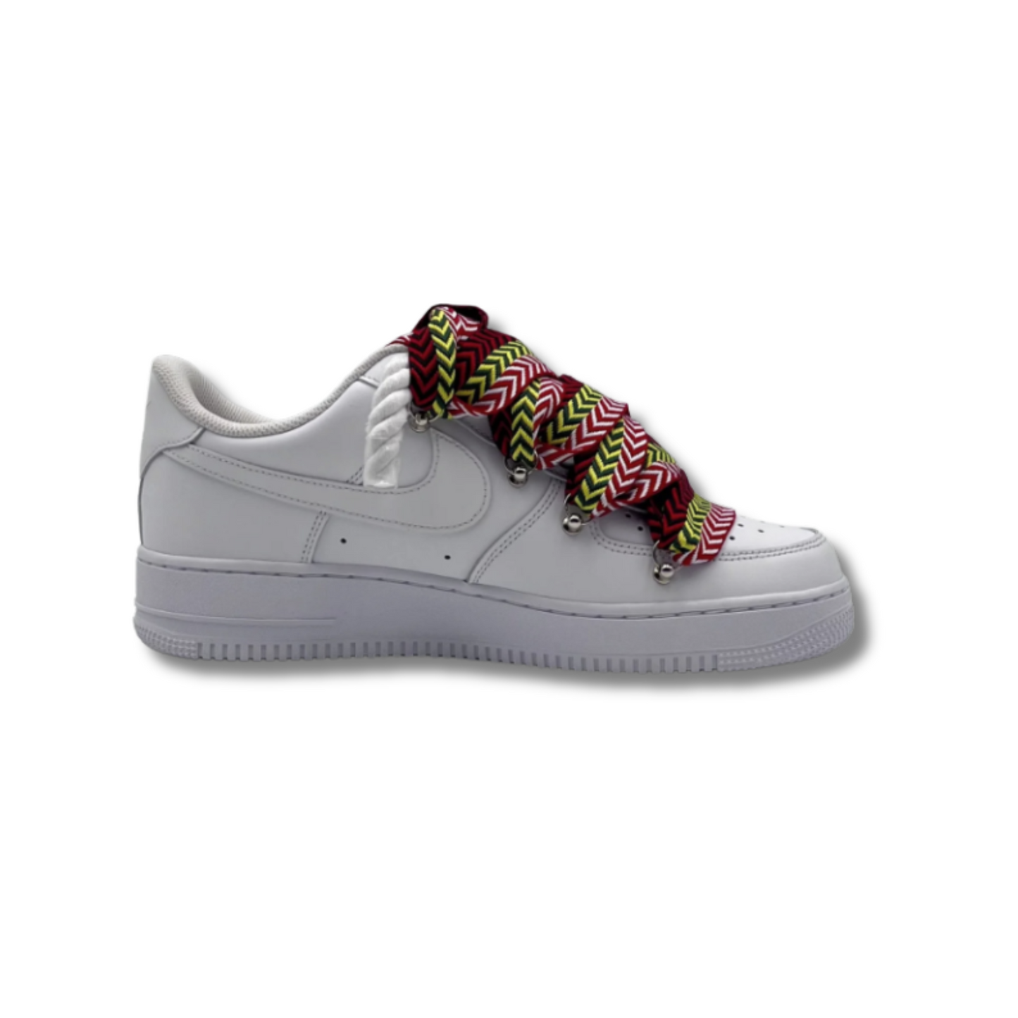 af1 blancas con cordones lanvin multicolor