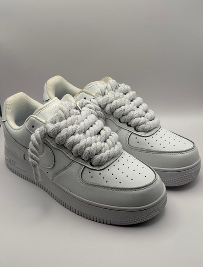Af1 blancas rope laces