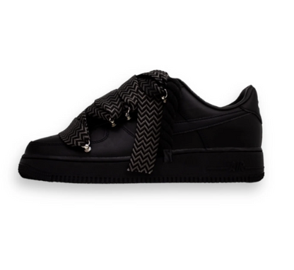 Af1 negras ropelaces y lanvinlaces negros